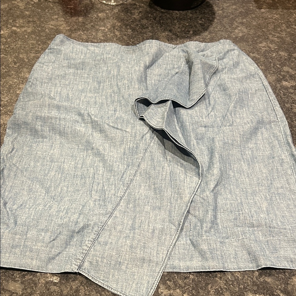 J. Crew Light Blue Pencil Skirt
